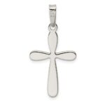 Sterling Silver Polished Latin Cross Pendant - Image 4