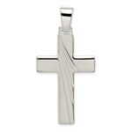Sterling Silver Polished Cross Pendant