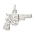 Sterling Silver Revolver Charm - Image 4