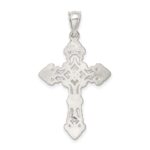 Sterling Silver Polished Crucifix Pendant - Image 4