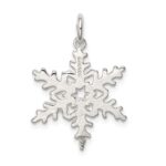 Sterling Silver Snowflake Pendant - Image 4