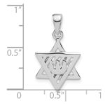 Sterling Silver Antiqued Star of David Pendant - Image 3