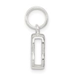 Sterling Silver Letter B Initial Charm - Image 2