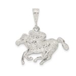 Sterling Silver Race Horse Charm - Image 4