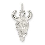 Sterling Silver Skull Charm - Image 4