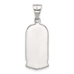 Sterling Silver Antiqued Good Luck Icon Pendant - Image 3