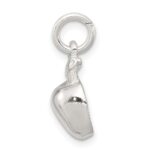 Sterling Silver Polished Apple Pendant - Image 2
