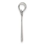 Sterling Silver Antiqued Bats and Baseball Pendant - Image 2