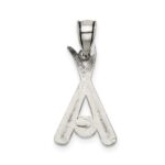 Sterling Silver Antiqued Bats and Baseball Pendant - Image 4