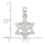 Sterling Silver Star of David Pendant - Image 4