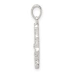 Sterling Silver CZ Snowflake Pendant - Image 2
