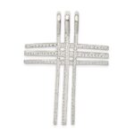 Sterling Silver Polished Cross Chain Slide - Image 3
