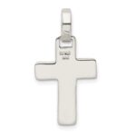 Sterling Silver Polished Cross Pendant - Image 3