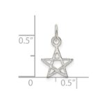 Sterling Silver Star Charm - Image 4