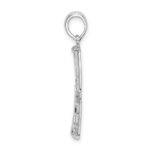 De-Ani Sterling Silver Rhodium-Plated Polished Large Key West USA Pendant - Image 2