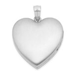 Sterling Silver Rhodium-plate Always On My Mind Ash Holder Heart Locket - Image 3