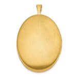 1/20 14K Gold Filled 26mm 2-Frame Oval Locket - Image 3