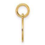 Sterling Silver GP Engraveable Round Polished Disc Charm - Image 2