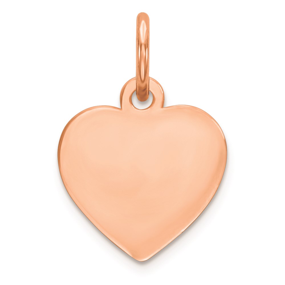 QM389R.jpg Sterling Silver RG Plated Engraveable Heart Polished Front/Satin Back Disc - Image 1