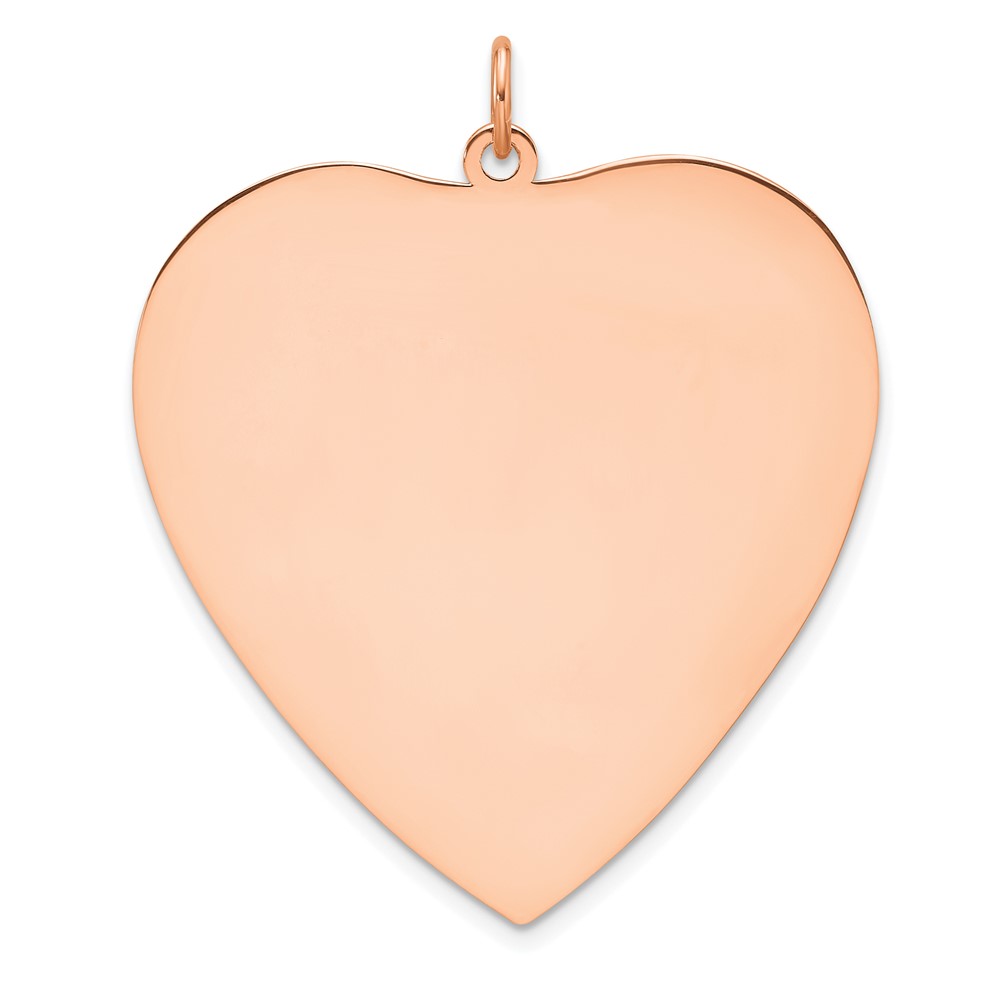 QM550R-1.jpg Sterling Silver RG Plated Engraveable Heart Polished Front/Satin Back Disc - Image 1
