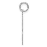 Sterling Silver/Rhodium-plated Polished Number 23 Charm - Image 2