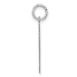 Sterling/Silver Rhodium-plated Polished Number 27 Charm - Image 2