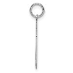 Sterling Silver Gold-plated Medium Polished Number 30 Charm - Image 2