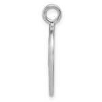 Sterling Silver Rhodium-plated Heart Pendant - Image 2