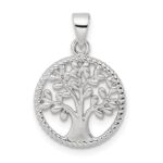 Sterling Silver RH Tree Pendant