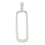 Sterling Silver Rectangle Pendant - Image 4
