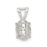 Sterling Silver CZ Pendant - Image 4