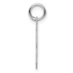 Sterling Silver/Rhodium-plated Satin Number 23 Charm - Image 2