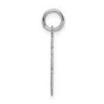 Sterling Silver/Rhodium-plated Satin Number 88 Charm - Image 2