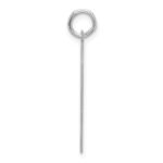 Sterling Silver/Rhodium-plated Polished Number 7 Charm - Image 2