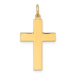 14k Polished Cross Pendant