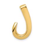 14k Polished Slide Fits up to 6mm Regular/8mm Fancy or Reversible Omega