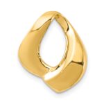 14K Polished Slide Fits up to 6mm Regular/8mm Fancy or Reversible Omega