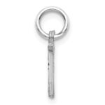 14KW Diamond-cut Letter A Initial Charm - Image 2