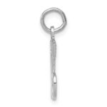 14k White Gold SWEET 16 Charm - Image 2