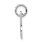 14k White Gold Butterfly Charm - Image 2