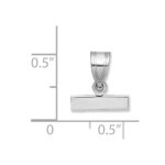 14kw Small Polished Top Charm - Image 3