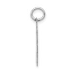 14kw Small Satin Number 86 Charm - Image 2