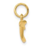 14k Wishbone Charm - Image 2