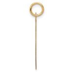 14K HAPPY ANNIVERSARY with Hearts 20mm Engravable Disc Charm - Image 2