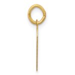 14K SPECIAL SISTER 12mm Engravable Heart Charm - Image 2