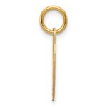 14k #1 GODDAUGHTER 17mm Engravable Heart Disc Charm - Image 2