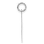 14k White Gold GOLDEN RETRIEVER 20mm Engravable Disc Dog Charm - Image 2