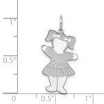 Sterling Silver Rhodium-plated Back to School Cuddle Charm - Image 4