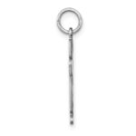 Sterling Silver Rhodium-plated Class of 2025 Girl Cuddle Charm - Image 2