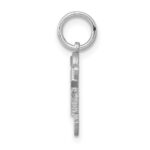 14k White Gold The Kids Mini Boy Joy Charm - Image 2